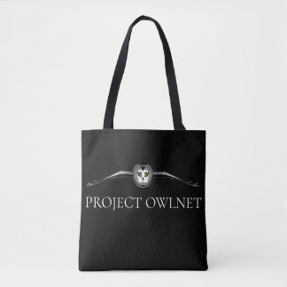 Project Owlnet Zwarte Tote Bag