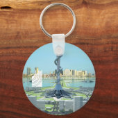 Project Pin Menorah Islands Sleutelhanger (Voorkant)