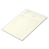 Project Planning Template, Printable Planner Sheet Notitieblok (Schuin)