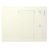 Project Planning Template, Printable Planner Sheet Notitieblok (Voorkant)