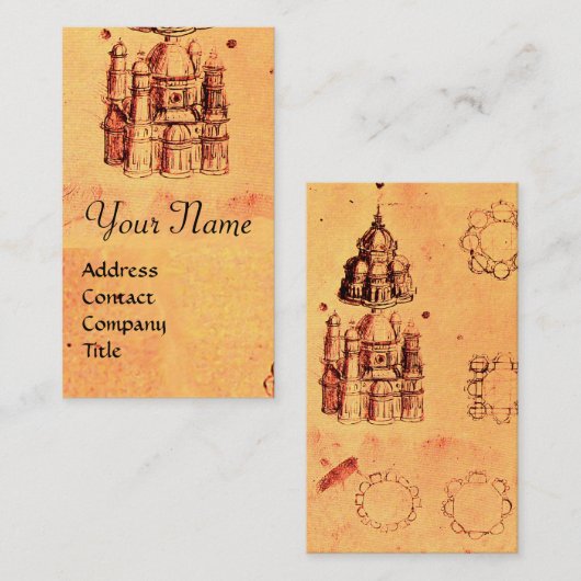 PROJECT RENAISSANCE ARCHITECTURAL, ARCHITECT VISITEKAARTJE (Voorkant / Achterkant)