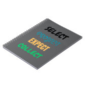 Project selecteren Verwacht Verzamel Spiraal Notit Notitieboek (Linkerzijde)