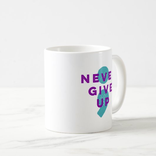 Project Semicolon geeft geen einde aan zelfmoord Koffiemok (Voorkant rechts)