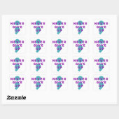 Project Semicolon geeft geen einde aan zelfmoord Vierkante Sticker (Vel)