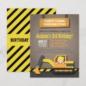 Project van de Bouwnijverheid van de opgraver Kaart (Voorkant / Achterkant)