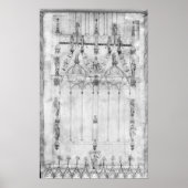 Project voor de kathedraal, hoogte van het westen poster (Voorkant)