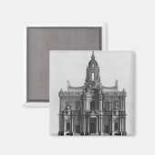 Project voor de kerk van Saint-Sulpice Magneet (Voorkant / Achterkant)