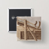 Project voor een kanon vierkante button 5,1 cm (Voorkant /achterkant)