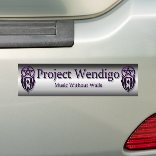 project wendigo bumper sticker (Op auto)