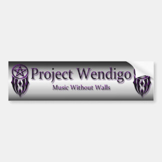 project wendigo bumper sticker