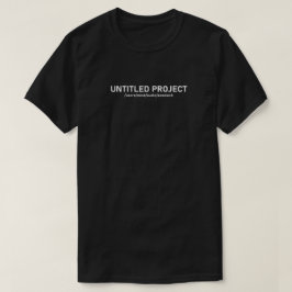 Project zonder titel - Audiosessie Glitch V2 T-shirt