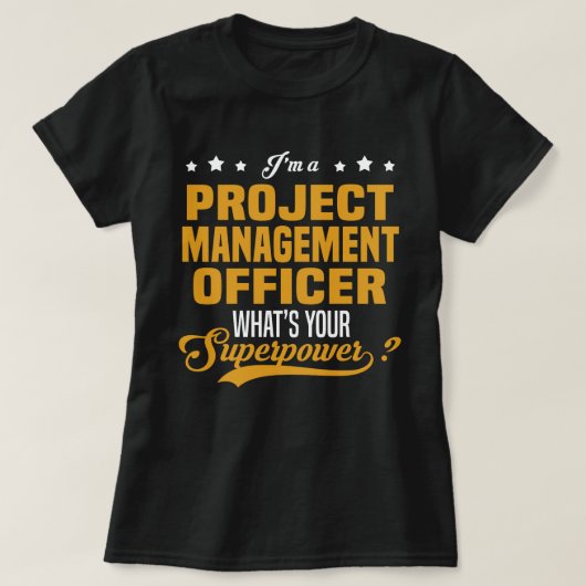 Projectbeheerder T-shirt (Design voorkant)