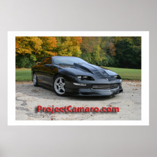 ProjectCamaro.com's zwarte Camaro Poster