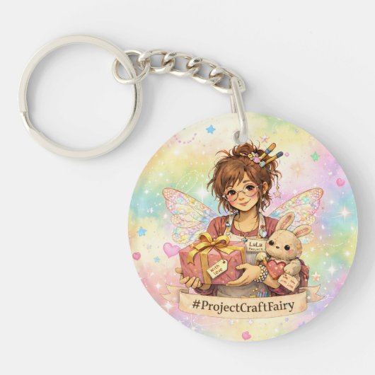 #ProjectCraftFairy - Acrylaat Sleutelhanger (Voorkant)