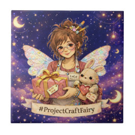 #ProjectCraftFairy Nachtmodus Keramische Onderzett Tegeltje