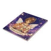 #ProjectCraftFairy NightMode  Ceramic Coaster Tegeltje (Zijkant)