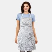 ProjectCraftFairy v1 Colouring Apron Schort (Gedragen)