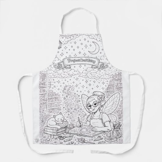 ProjectCraftFairy v1 Kleur Apron Schort (Voorkant)