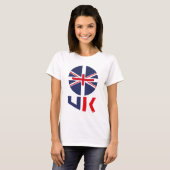 PROJECTED FLAG UK / ENGLAND BY MASANSER T-SHIRT (Voorkant volledig)