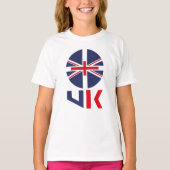 PROJECTED FLAG UK / ENGLAND BY MASANSER T-SHIRT (Voorkant)
