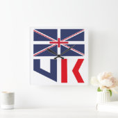PROJECTED FLAG UK / ENGLAND BY MASANSER VIERKANTE KLOK (Huis)