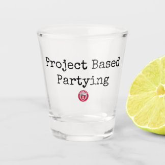 Projectgebaseerde partnerschoen shot glas