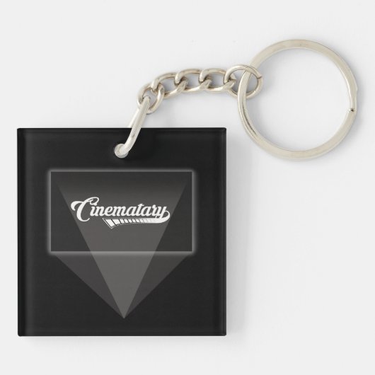 Projectie-Logo Sleutelhanger (Achterkant)