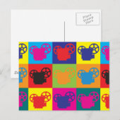 Projectie-Pop Briefkaart (Voorkant / Achterkant)