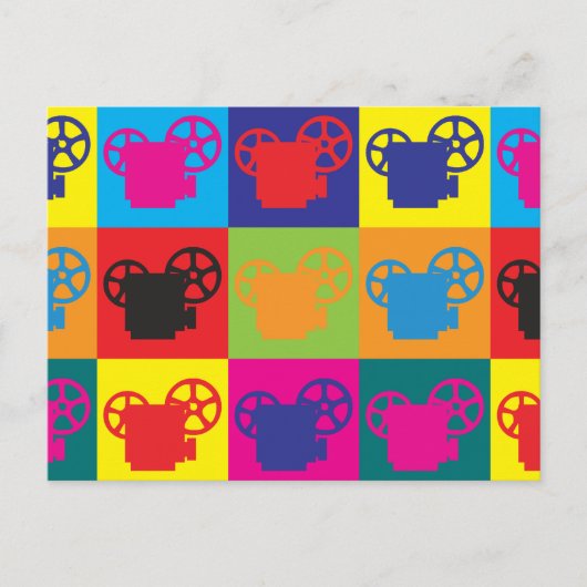 Projectie-Pop Briefkaart (Voorkant)