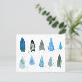 Projectielampjes rond projectiel standaard indigee briefkaart