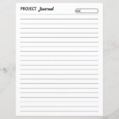 Projectjournaal (Achterkant)