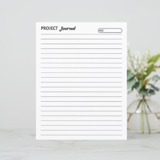 Projectjournaal (Staand voorkant)