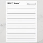 Projectjournaal (Voorkant)