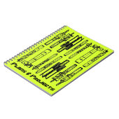 Projectlogboek van het werkboek: Plannen en projec Notitieboek (Linkerzijde)