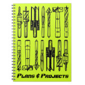 Projectlogboek van het werkboek: Plannen en projec Notitieboek (Voorkant)