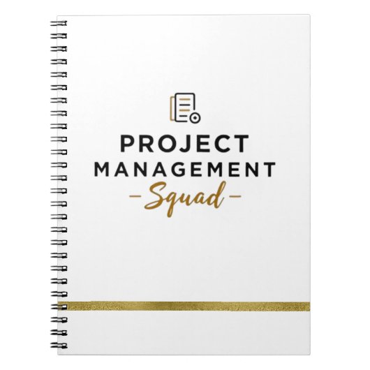 Projectmanagement Team Notebook – Documentpictogra Notitieboek (Voorkant)