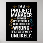 Projectmanager Canvas Art - Grappige Kantoor Decor Poster (Voorkant)