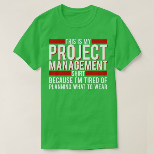 Projectmanager Dit is mijn projectmanagement BEC T-shirt (Design voorkant)