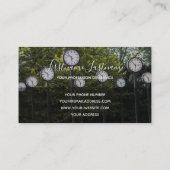 Projectmanager en managers visitekaartje (Achterkant)