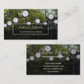 Projectmanager en managers visitekaartje (Voorkant / Achterkant)