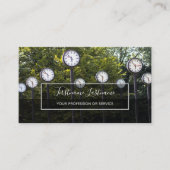 Projectmanager en managers visitekaartje (Voorkant)