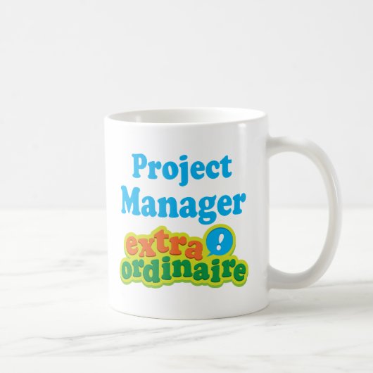 Projectmanager extraordinaire cadeauidee koffiemok (Rechts)