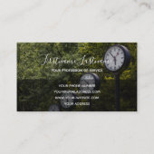 Projectmanager, freelancer en consultancydeskundig visitekaartje (Achterkant)