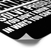 Projectmanager I lost problemen op u niet T-S kent Poster (Hoek)