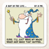 Projectmanager Magische Machten Kartonnen Onderzetters (Voorkant)