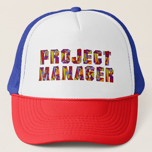 Projectmanager - Mozaïektekst Trucker Pet (Voorkant)