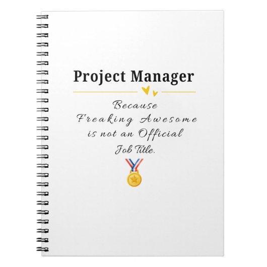 Projectmanager Notitieboek (Voorkant)