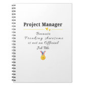 Projectmanager Notitieboek (Voorkant)