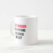 Projectmanager Omdat katten ook hoeden Koffiemok (Voorkant links)