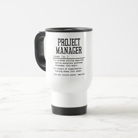 Projectmanager Reisbeker (Voorkant links)